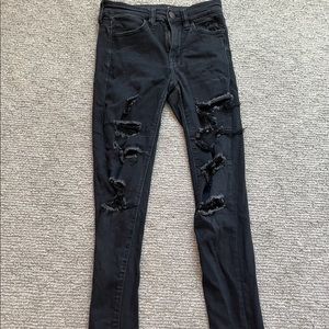 Ripped jeans from American Eagle! So cute!!